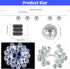 40 70s 9.8 Cunno LED Disco Ball String Lights Decorations ft Mirror Disco Light Battery Operated Ball Globe Ornaments