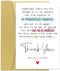 Sweet Poem Thank You Card, Funny Appreciation Card Gifts for Friend Coworker