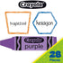 Eureka Crayola Colors and Shapes Classroom Bulletin Board Set for Teachers, 28 Pieces by Eureka
