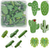 Push Pins, 30Pcs Cactus Decorative Wood Pins for Cork Board