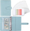 Money Saving Binder, Savings Challenges Book with 12pcs Zipper Envelopes A6 Budget Planner for Managing Budgets