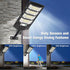 Wahomere 400W 6500K IP67, (400W-1PC) Solar Street Lights Outdoor, Solar Parking Lot Lighting, LED Street Fixture Dusk