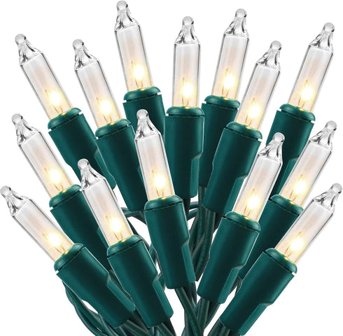 Christmas Lights, 150 Count 29 FT Christmas Mini String Lights, Green Wire