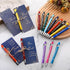 Qilery Employee Appreciation Pens, Black Ink Metal Inspirational Ballpoint with Stylus Tip, 48 Set with Thank You Cards