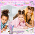 Unicorns Pencils, Rainbow HB Pencils, Erasable Cute Graphite Pencil, Birthday Party Supplies, 36