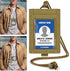 IronSeals Tactical ID Card Holder, Detachable Quick Rip-Away Badge Holder with Key Ring & Adjustable Neck Lanyard