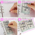 Whaline 100 Envelopes Money Saving Challenge Binder Kit, Easy and Fun Way to Save $5,050 with Cash Envelopes