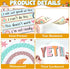 Boho The Power of Yet Classroom Bulletin Board Decoration, Rainbow Motivational Growth Mindset Cutouts for School