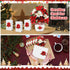 Naozinebi 10 Set 12 Inch Poinsettia 3D 3D Christmas Paper Pop Up Cards Thank You Cards Paper Flower Bouquet Popup