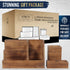 HBCY Creations 3 PIECE Rustic Wooden Desk Organizer Set, Rustic Mail Organizer for Desktop, Great for Rustic or