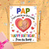 Moonlit93 Pap - I Can't Wait For Our First Cuddle Happy Birthday From The Bump! Card - Ideas Birthday Card For Pap