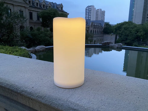1 Pack Set 3 6 Outdoor Flameless Pillar Candle with Remote and Timer Waterproof Battery Operated Electric LED Candle