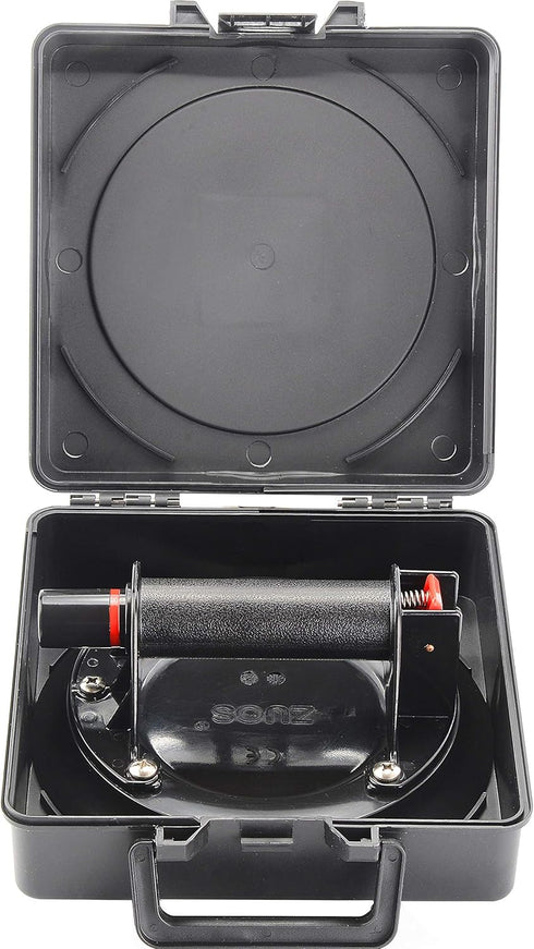 8" Heavy Duty Glass Suction Cup Lifter - Industrial Vacuum Lifter for Granite Lifting & Window Replacement, 240 lbs
