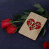 Valentines Day Card, Wooden Anniversary Christmas Cards for Wife, Husband, Memorable Gifts for Her and Him