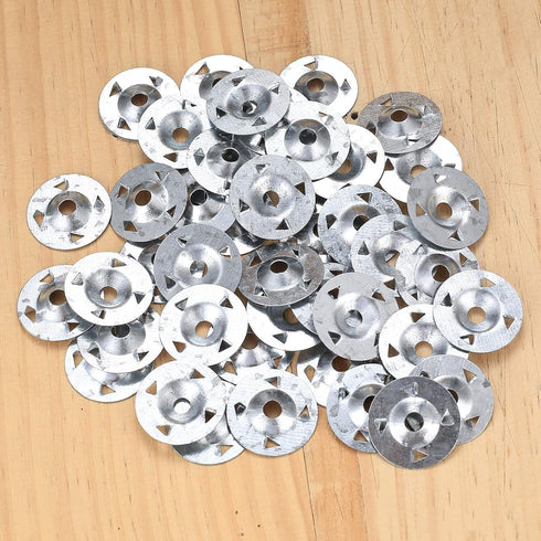 220 Pcs Foam Board Fasteners Washers, 1-1/4 Inch Galvanized Steel Washers for Foam Board Panel Installation