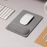 SenseAGE Compact Ergonomic Mouse Pad with Wrist Support, Non-Slip Base, Lightweight & Portable, Grey