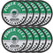 Premium Cut Off Wheels 4 1/2 Inch x 1/16 Inch x 5/8 Inch - 10 Pack for Cutting All Ferrous Metals and Stainless Steel