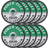 Premium Cut Off Wheels 4 1/2 Inch x 1/16 Inch x 5/8 Inch - 10 Pack for Cutting All Ferrous Metals and Stainless Steel