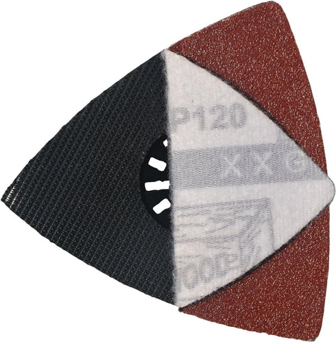 Triangular Oscillating Multi Tool Sanding Pads, 3-1/8 Inch, Assorted Grit 60/80/100/120/240, Pack of 55 Pcs