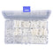Assortment Kit with M2 M2.5 M3 M4 M5 M6 Nylon Screws Nuts Washers, Screw Storage Box (420PCS)