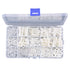 Assortment Kit with M2 M2.5 M3 M4 M5 M6 Nylon Screws Nuts Washers, Screw Storage Box (420PCS)