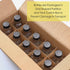 6 Pack Small Clear Glass Bottles 4 oz with Lids & 2 Stainless Steel Funnels, 120ml Boston Sample Bottles