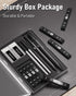 Four Candies Metal Mechanical Pencils, 0.5 & 0.7 mm, 2PCS with Dual Spring, Lead Refills, Erasers for Writing