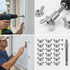 MUCKLILY 20pcs Stainless Steel Wingnut for Hurricane Shutters Quick Release Design with Hand Tool Weather-Resistant