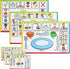 SMARTY MATS Speech Therapy Placemats for Autism & Non-Verbal Kids (6 Pack) Visual Communication