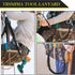 TRSMIMA Safety Tether Lanyard Tool - 2 Pack Retractable Fall Protection Lanyard with Aluminum Carabiner
