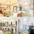 13inch Dimmable 5CCT(3000K 3500K 4000K 5000K 6500K) 24W hepside Ceiling Lights, Flush Mount LED Ceiling Light Fixture