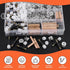 270Pcs 3 in 1 Furniture Connecting Hardware Connectors Kit, Including Cam Lock Fittings, Wood Dowel Pins