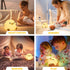 Dimmable UNEEDE LED Cute Bean Duck Night Light, DoDo Duck Silicone Nursery Night Light Squishy Rechargeable Table