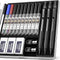 Nicpro 2.0 Mechanical Pencil Set, Black Metal, 3 PCS with Case, Drafting Lead Holder, Graphite Lead Refill & Colors