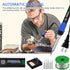 90W LED Digital Soldering Iron Kit with Smart Temperature Control, Auto Sleep, Temp Calibration, 110V, Accurate