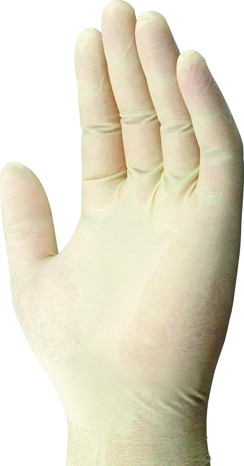 Mechanix Wear D04-00-010-100 Latex Disposable Gloves - Powder Free, Textured (100 Pack)