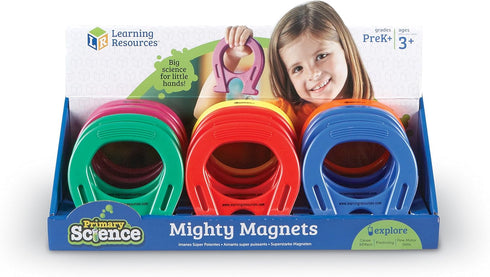 Learning Resources Horseshoe-Shaped Magnets, Set of 12