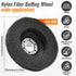 4 1/2 inch Nylon Fiber Flap Disc Buffing Polishing Wheel 800 Grit Scouring Pad Aabrasive Angle Grinder Discs, Metal Wood Deburring Finishing Polishing Grinding Surface Conditioning Tool 6Pcs