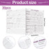 Glenmal 30 Pcs Confidential Employee Record Folders, 9.5 x 11.5'' Payroll Record Organizer for Company Office