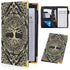 Waitress Book, Vikings Tree Server Books for Waitress with Zipper Pocket, Leather