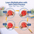 ZAGGIE 1212, Multiplication Learning Spinner Wheel Math Fidget Toy for Kids Up to Fun Hands-On Educational Math Tool