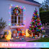 4 Pack 50 16.5ft Easter Lights Battery Operated, LEDs Pastel String Lights Indoor Outdoor Waterproof, Green Wire