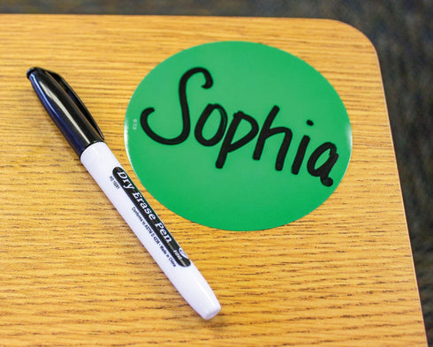 Spot On Dry Erase Desktop Writing Spots Colorful Circles 4", 1 Count (Pack of 1) by Spot On