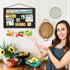 Miratino 2pcs Pin Board, 16"x11" Black Linen Cork Boards with Frame for Home Kitchen School Office Decor