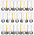 S14 Outdoor String Light Bulbs, 25 Pack, Shatterproof Replacement Bulbs, 1W Equivalent to 10W, Waterproof 2200K Warm