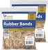 Upgrade Office Supply UPG23710PK2 Rubber Bands, Size #10 (1-1/4 x 1/16"), 4 oz. Bags (2 Pack), Natural Crepe Color, Made in USA