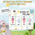 APIILVPQ 10 810" B05 Outer Space Potty Training Chart with Reward Stickers, Potty Chart for Toddlers Boys, Astronaut