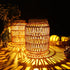 Solar Outdoor Lanterns Waterproof, Hanging Rattan Lantern Lights for Outside, Solar lamp