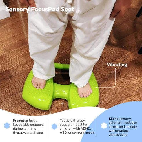 Special Needs Essentials 3-in-1 1 Count (Pack 1)) FocusPad Seat & FocusPad | Sensory seat | ADHD Tool | Anxiety Stress