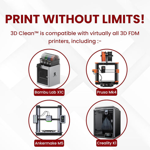 3D Fuel 3D Clean Printer Nozzle Cleaning Filament, 50 Sticks 1.75mm +/- 0.03mm, Made in USA